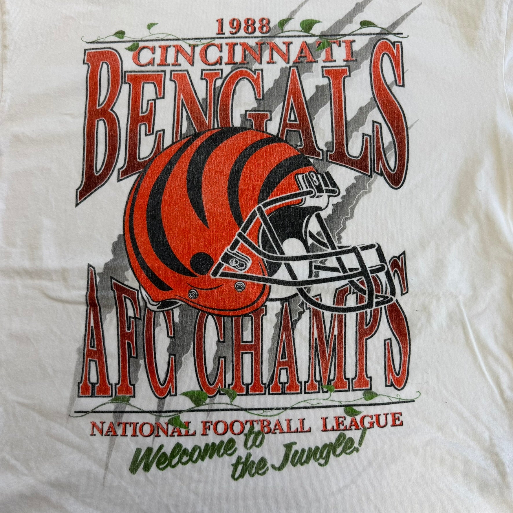 J-  Abercrombie & Fitch NFL Cincinnati Bengals 1988 AFC Champs Graphic Tee - XL