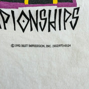J-  Vintage '92 Arizona Track & Field State Championship Made In USA Single Stitch Tee - XL