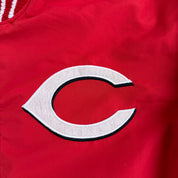 J- Vintage Cincinnati Reds MLB Jeff Hamilton Designs Reversible Bomber Jacket - 2XL