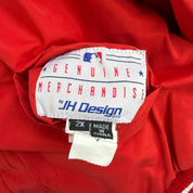 J- Vintage Cincinnati Reds MLB Jeff Hamilton Designs Reversible Bomber Jacket - 2XL