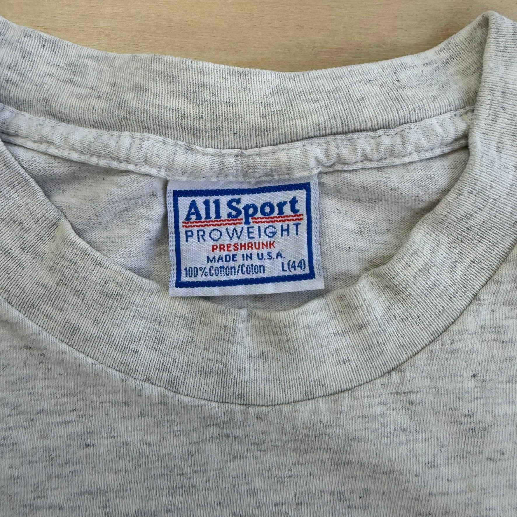 J-  Vintage '95 San Francisco 49ers NFL World 5 Super Bowl Championship Made In USA Single Stitch Tee - L