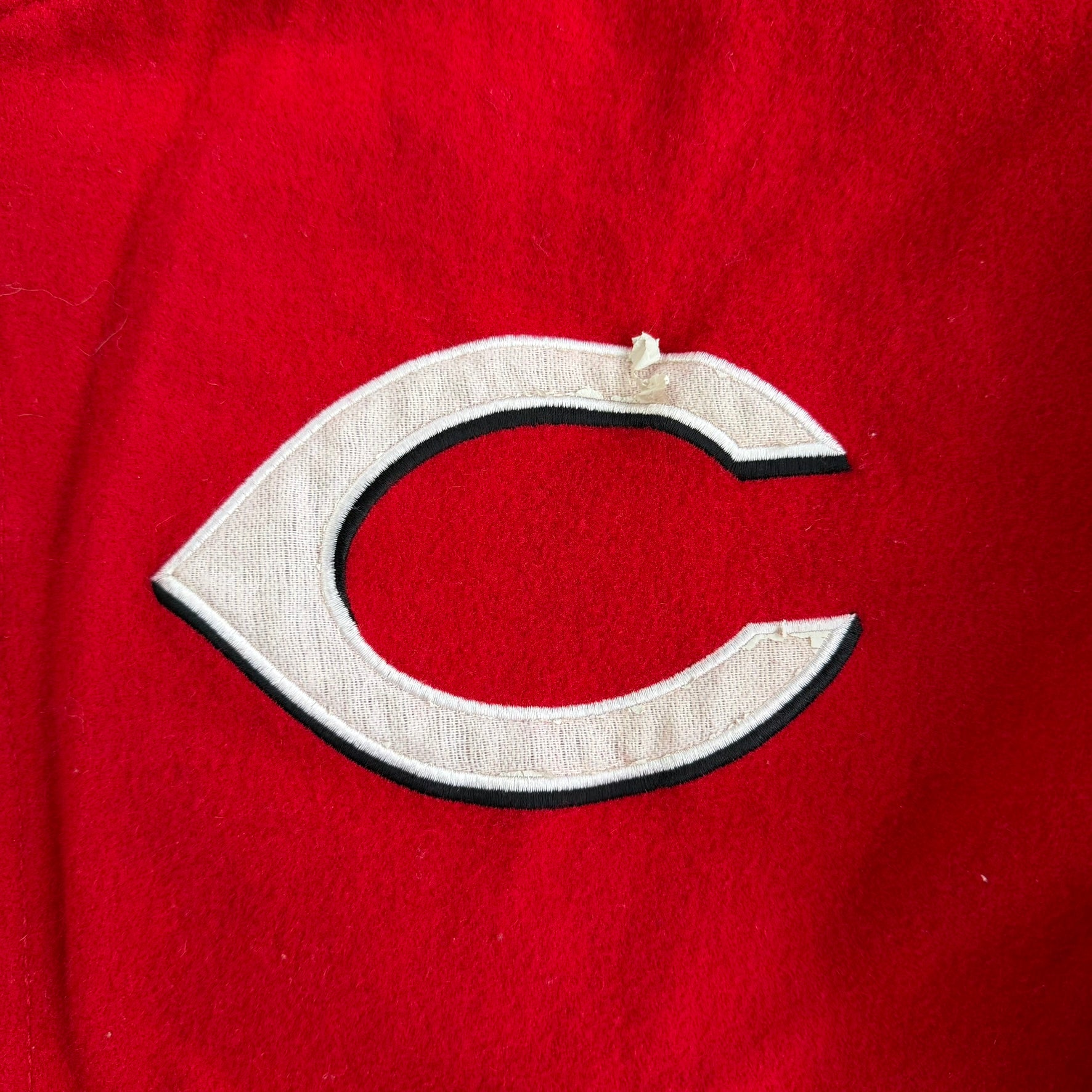 J- Vintage Cincinnati Reds MLB Jeff Hamilton Designs Reversible Bomber Jacket - 2XL