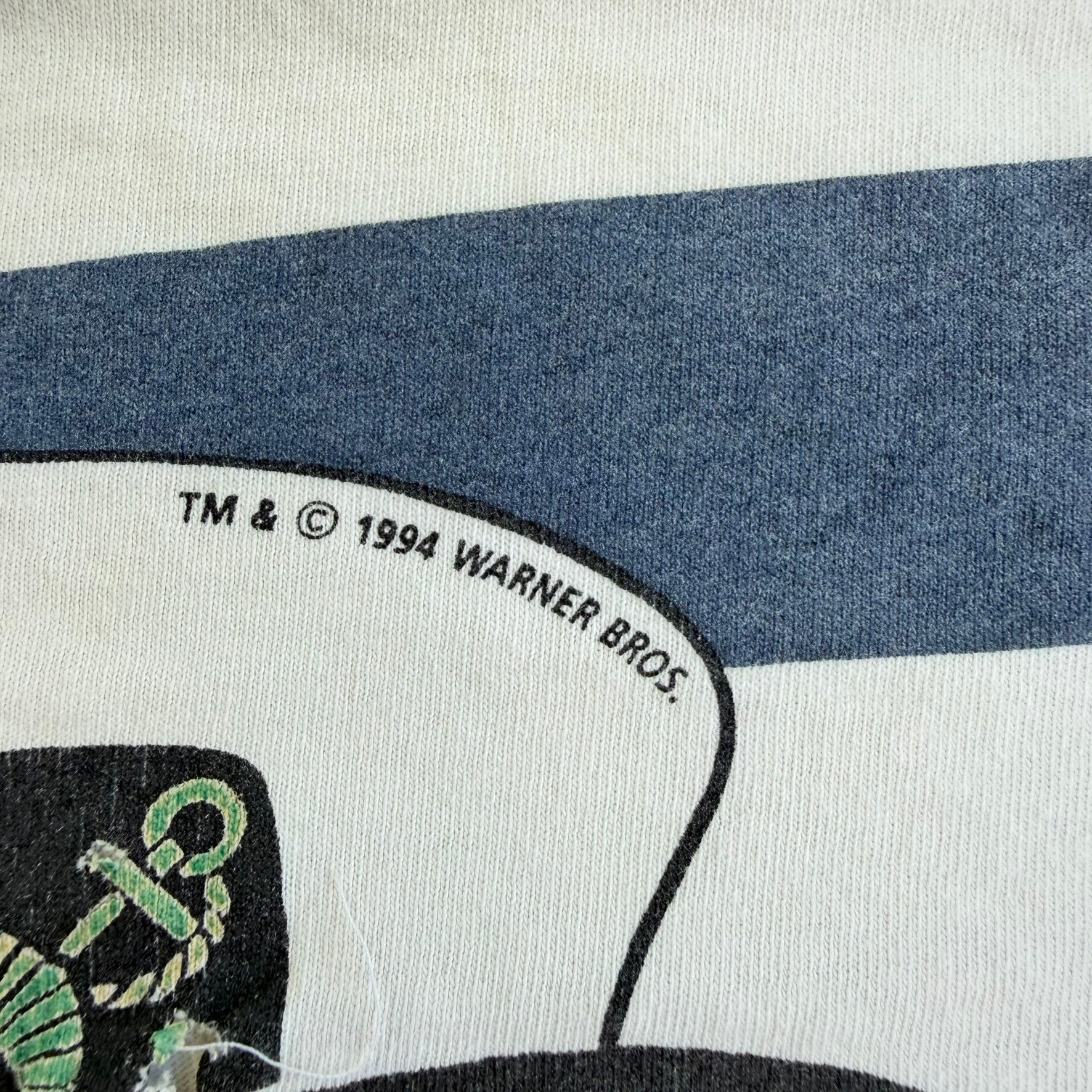J- Vintage '94 Looney Tunes Captain Tweedy Bird Graphic Single Stitch Tee - 2XL