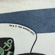 J- Vintage '94 Looney Tunes Captain Tweedy Bird Graphic Single Stitch Tee - 2XL