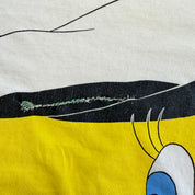 J- Vintage '94 Looney Tunes Captain Tweedy Bird Graphic Single Stitch Tee - 2XL