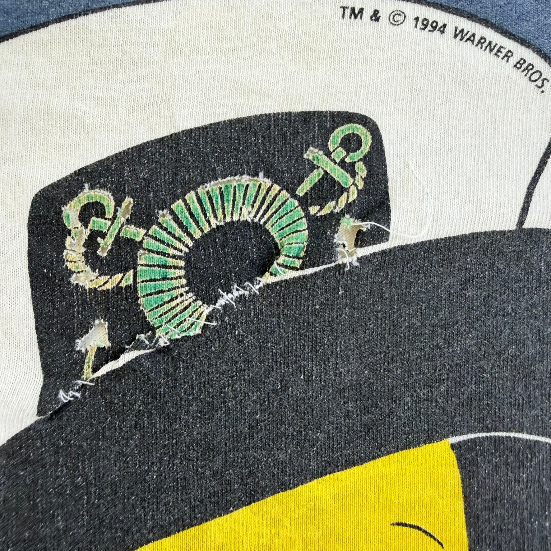 J- Vintage '94 Looney Tunes Captain Tweedy Bird Graphic Single Stitch Tee - 2XL