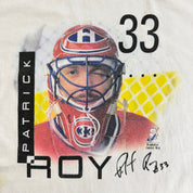 J- Vintage Patrick Roy Foundation Picture Graphic Made In Canada Tee - XL
