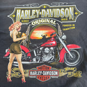 J- '11 Harley Davidson Sudbury Ontario Canada Graphic Tee - L