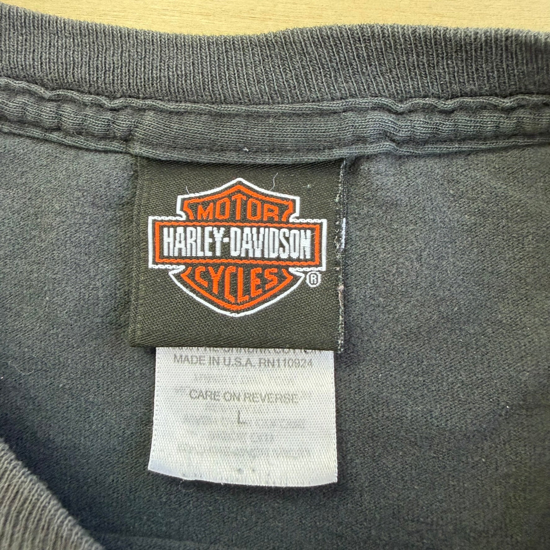 J- '11 Harley Davidson Sudbury Ontario Canada Graphic Tee - L