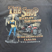 J- '11 Harley Davidson Sudbury Ontario Canada Graphic Tee - L
