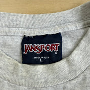 J- Vintage Jansport University Of Richmond Embroidered Text Made In USA Long Sleeve Tee - L