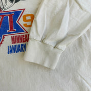 J-  Vintage '92 NFL Superbowl 26 Washington Commanders Vs Buffalo Bills Long Sleeve Tee - XL