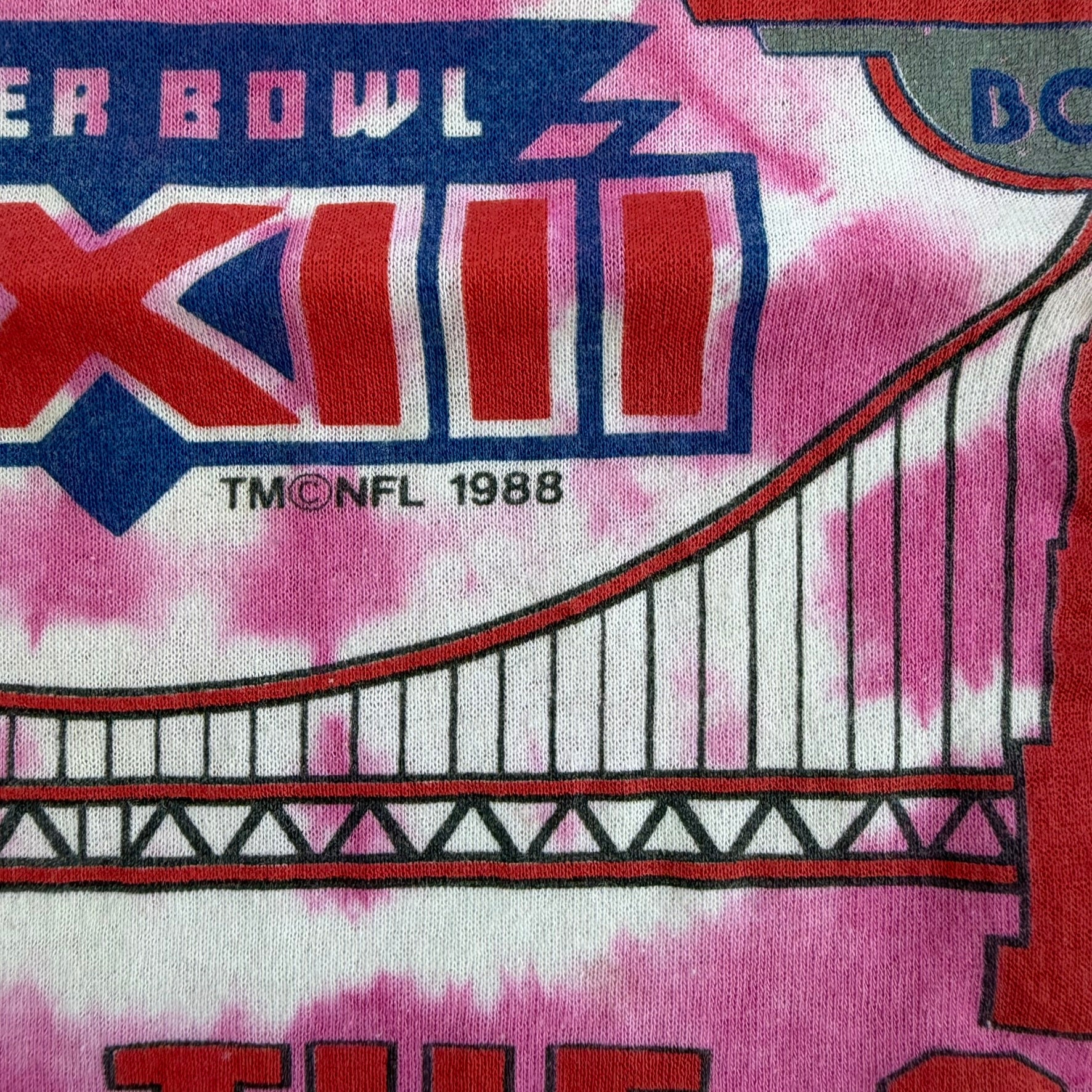 J-  Vintage '88 San Francisco 49ers NFL World Champions Team Of The 80s Logo 7 Made In USA Single Stitch Tee - XL