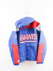 Vintage Starter NFL New York Giants Anorak Winter Jacket