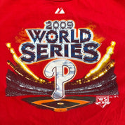 J- Vintage '09 Philadelphia Phillies MLB World Series Graphic Tee - L