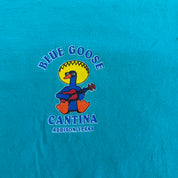 J- Vintage Blue Goose Cantina Texas Graphic Made In USA Single Stitch Tee - XL