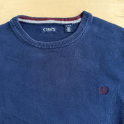 J- Vintage Chaps RL Embroidered Logo Navy Knit Sweater - XL