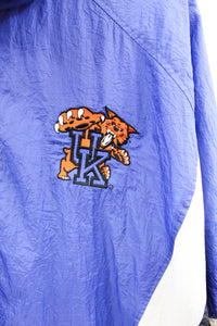 Z - Vintage Champions University Of Kentucky Wildcats Embroidered Logo Windbreaker