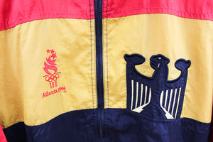 Z - Vintage Starter 1996 Atlanta Olympics Germany Embroidered Logo Windbreaker