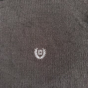 J- Vintage Chaps RL Embroidered Logo Chocolate Brown Knit Sweater - XL