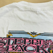 J- Vintage '94 Steppin' Back Nostalgia Style Car Graphic Single Stitch Tee - L