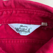 J- Vintage Woolrich Chamois Cloth Red Button Down Shirt - L