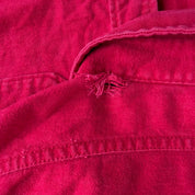 J- Vintage Woolrich Chamois Cloth Red Button Down Shirt - L