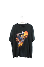 Load image into Gallery viewer, Z - Vintage Ride It Like You Stole It Skeleton On Fire Bike Tee
