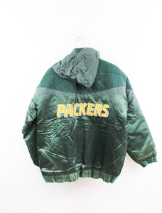 Vintage Logo Athletic NFL Green Bay Packers Winter Jacket