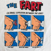 J- Vintage The Fart Graphic Single Stitch Tee - L (fits M)