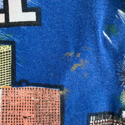 J- Vintage Milwaukee Cityscape All Over Print Single Stitch Tee - XL