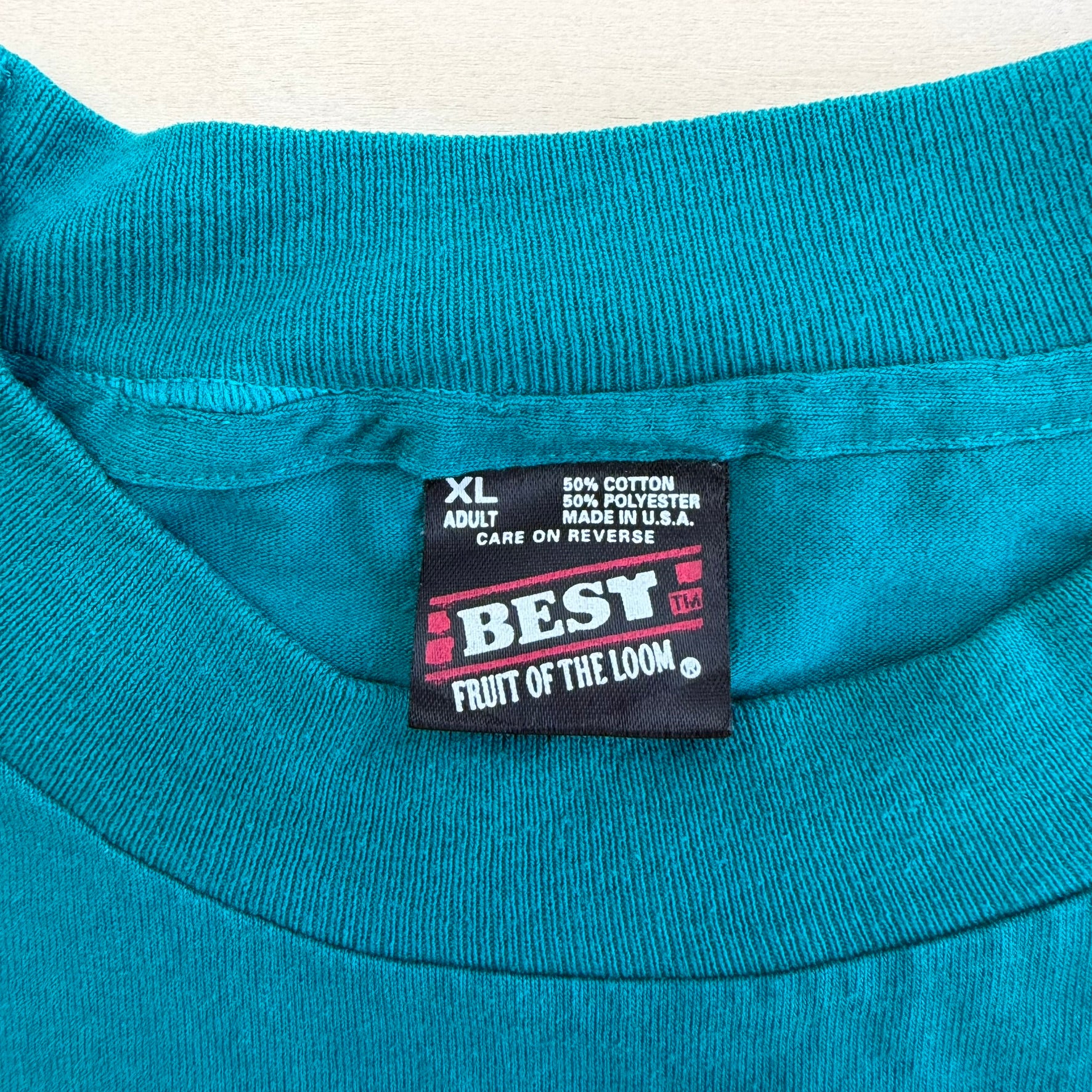 J- Vintage Hawaii Surf North Shore Graphic Made In USA Single Stitch Tee - XL