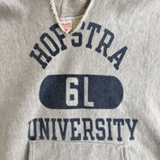 J- Vintage 70s Champion Reverse Weave Hofstra University Made In USA Hoodie - M