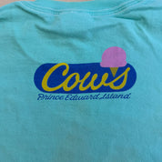 J- Vintage '89 Andrew Williams Cow & Watermelon Graphic Single Stitch Tee - L