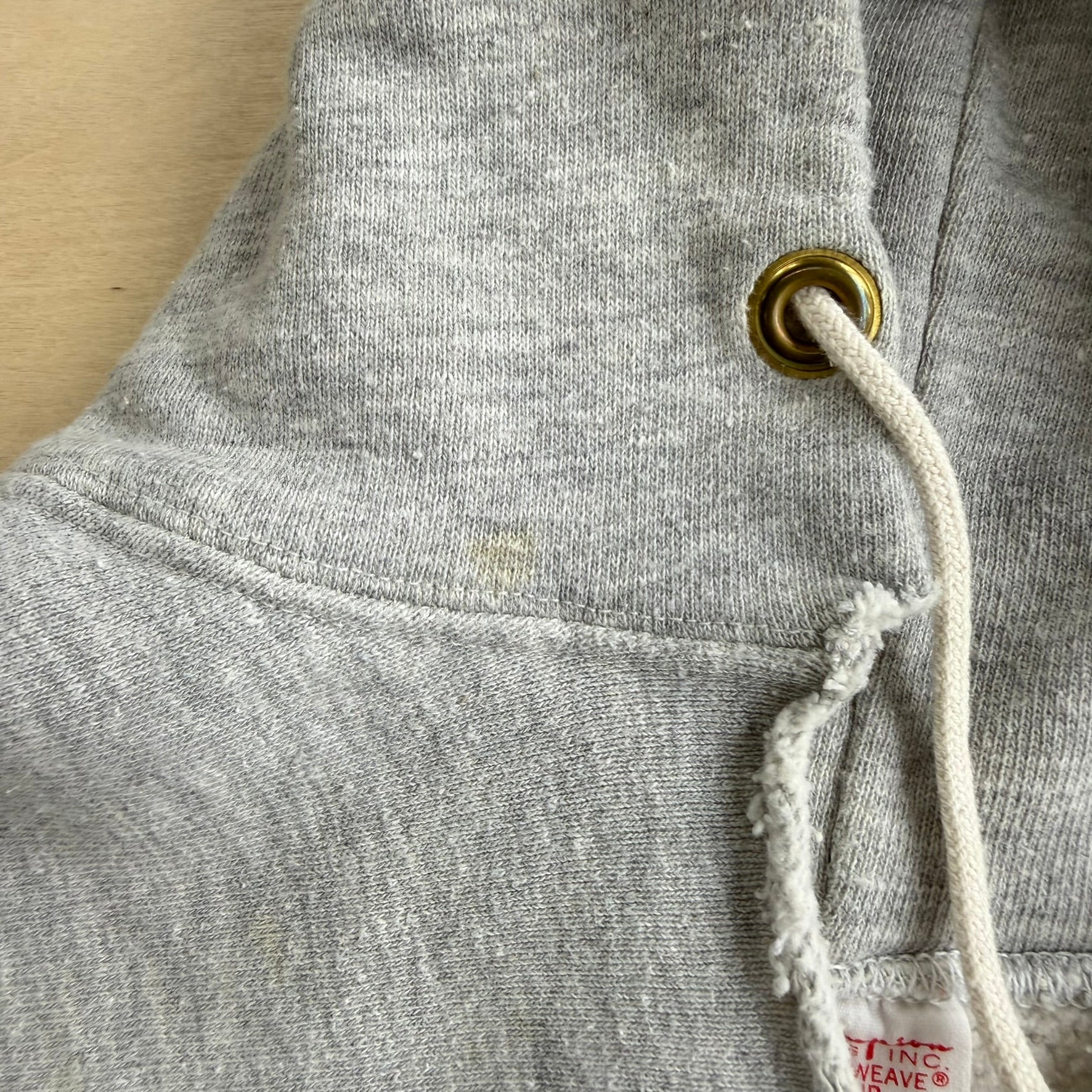 J- Vintage 70s Champion Reverse Weave Hofstra University Made In USA Hoodie - M
