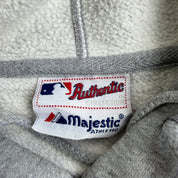 J- Vintage '04 Boston Red Sox MLB Playoffs Graphic Text Hoodie - XL