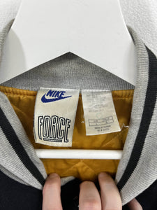 Z- Vintage 90s Nike Embroidered Swoosh Varsity Jacket