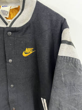 Load image into Gallery viewer, Z- Vintage 90s Nike Embroidered Swoosh Varsity Jacket
