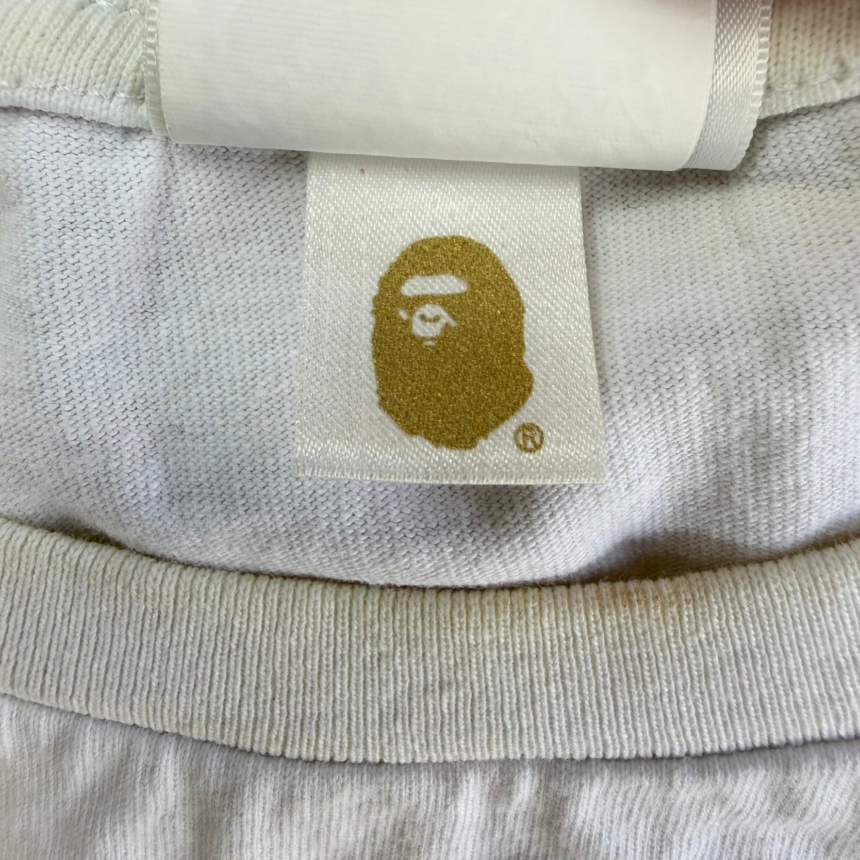 J- Vintage Baby Milo A Bathing Ape Rainbow Star Graphic Single Stitch Tee - L