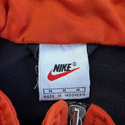 J- Vintage 90s Nike Embroidered Big Swoosh Zip Up Track Jacket - M