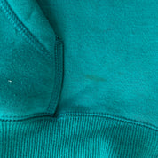 J- Vintage Miami Dolphins NFL Embroidered Logo & Text Sherpa Lined Zip Up Hoodie - XL