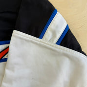 J- Vintage 90s Nike Embroidered Big Swoosh Zip Up Track Jacket - M