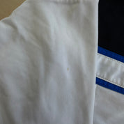 J- Vintage 90s Nike Embroidered Big Swoosh Zip Up Track Jacket - M