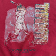 J- Vintage 90s Baseball Hall Of Fame Cooperstown New York Graphic Crewneck - L