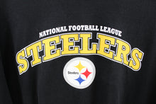 Load image into Gallery viewer, Z - Vintage NFL Pittsburgh Steelers Script &amp; Logo Long Sleeve Tee
