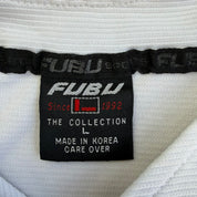 J- Vintage Fubu League 05 Embroidered Text Baseball Jersey - L
