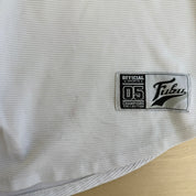 J- Vintage Fubu League 05 Embroidered Text Baseball Jersey - L