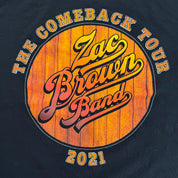 J- '21 Zac Brown Band The Comeback Tour Graphic Tee - L