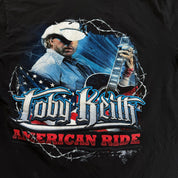 J- Vintage '10 Toby Keith American Ride Tour Picture Tee - L