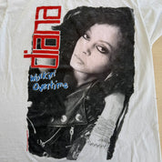 J- Vintage '89 Diana Ross Workin' Overtime Picture Graphic Single Stitch Tee - M